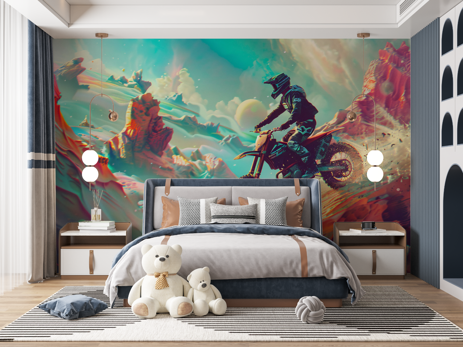 Teen Motocross Wallpaper | Murals Wallpaper