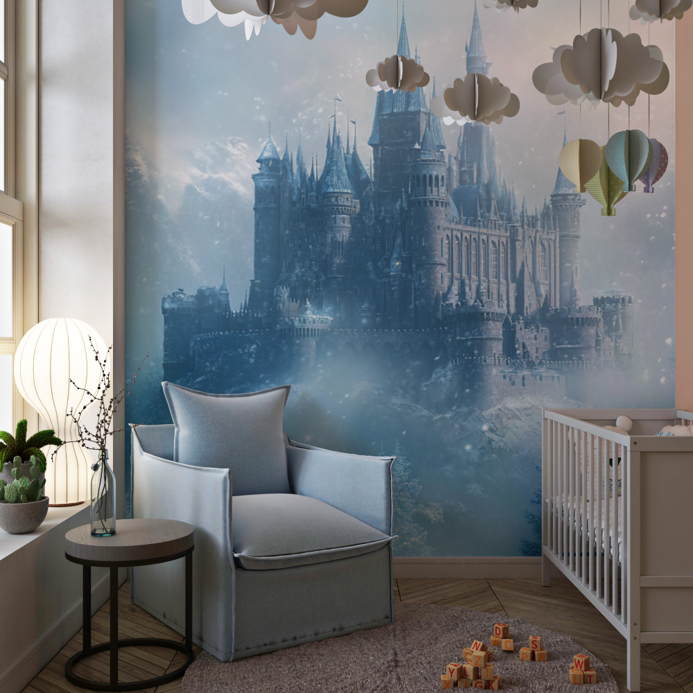 Glacial Castle Princess Wallpaper | Murals Wallpaper