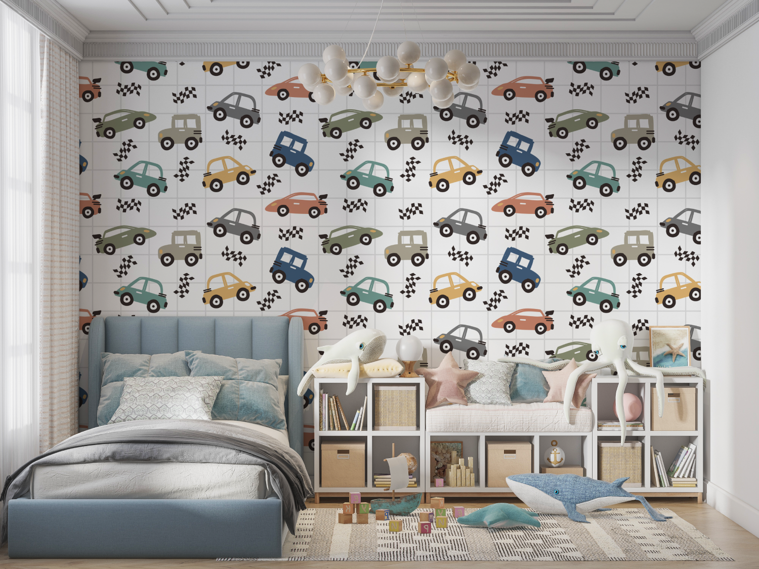 Kids' Small Cars Wallpaper | Murals Wallpaper
