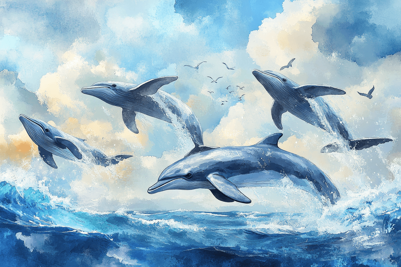 Aquelle Whale Mural Wallpaper | Murals Wallpaper