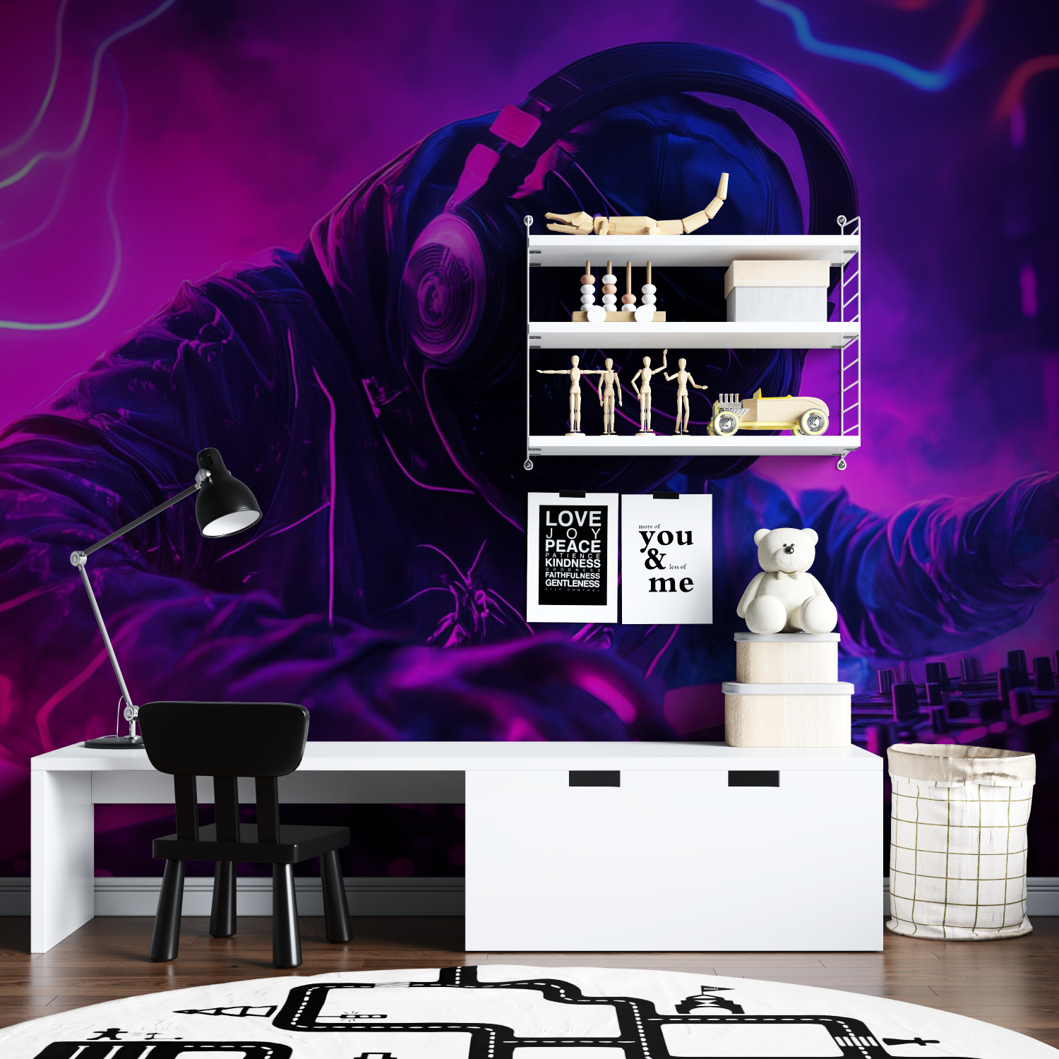 Nomadic Techno Musik-Hintergrundbild | Wandbilder-Hintergrundbild