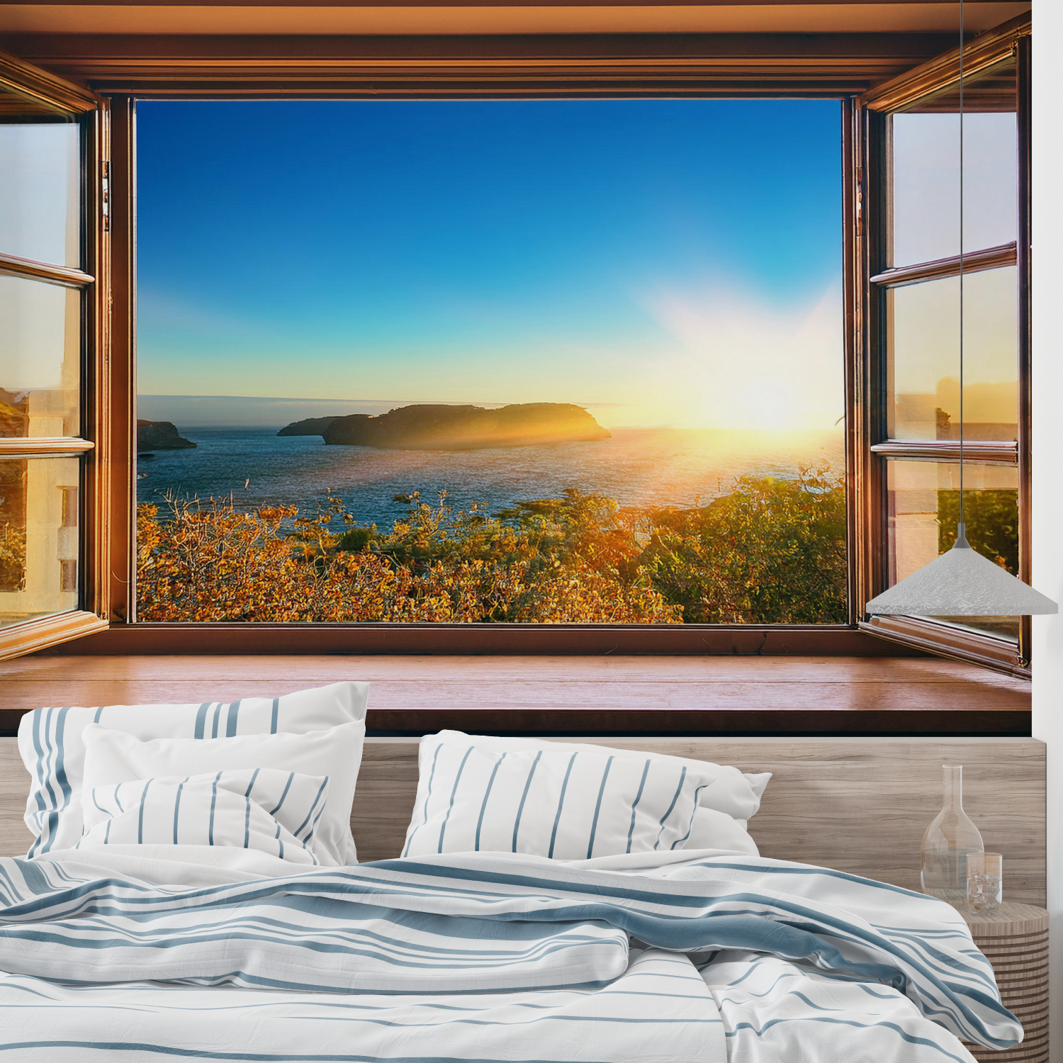 3D Window Wallpaper | Murals Wallpaper