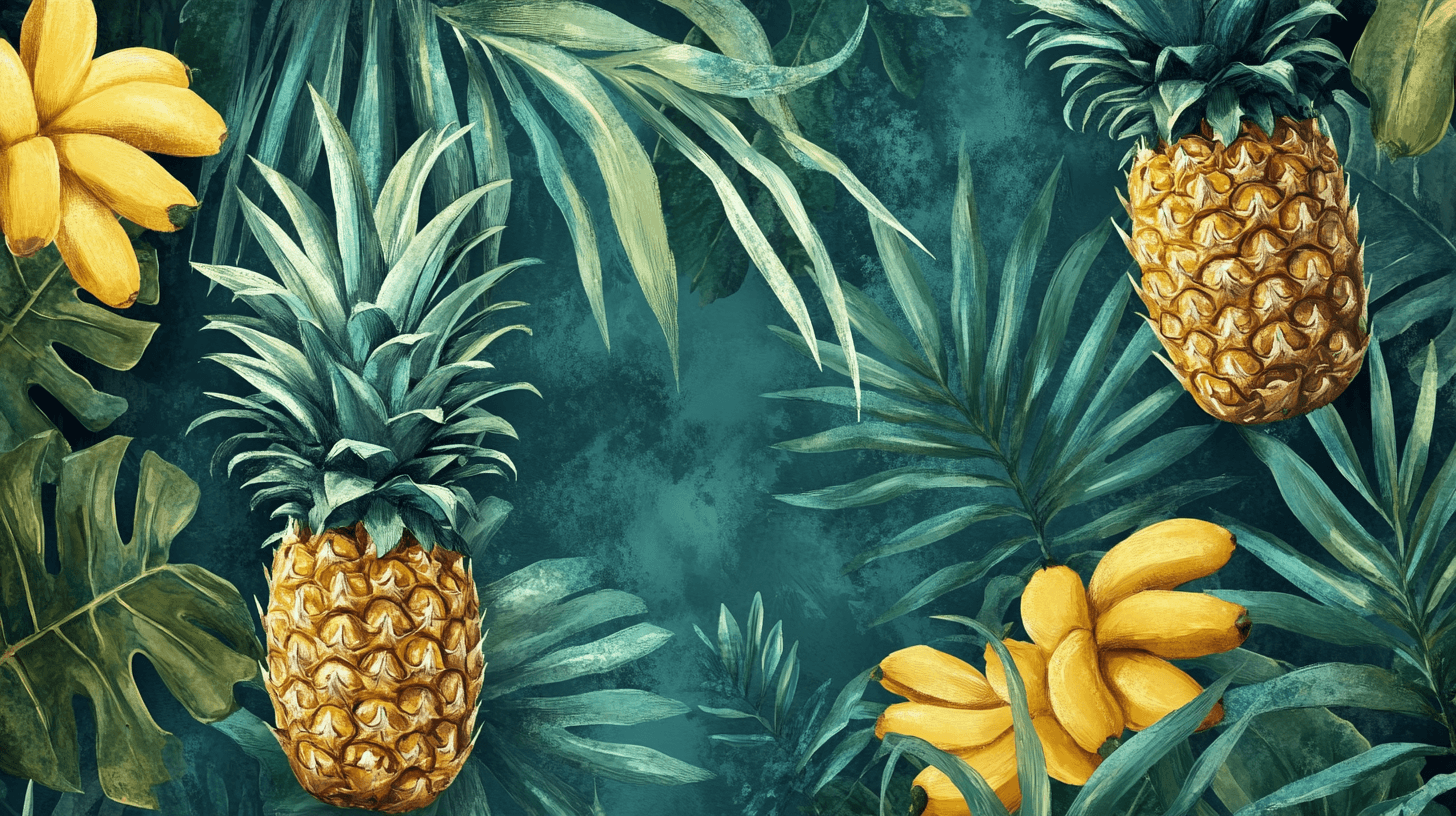 Vintage Tropical Wallpaper | Murals Wallpaper