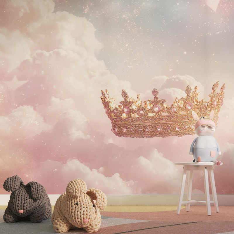 Sparkling Crown Princess Wallpaper | Murals Wallpaper