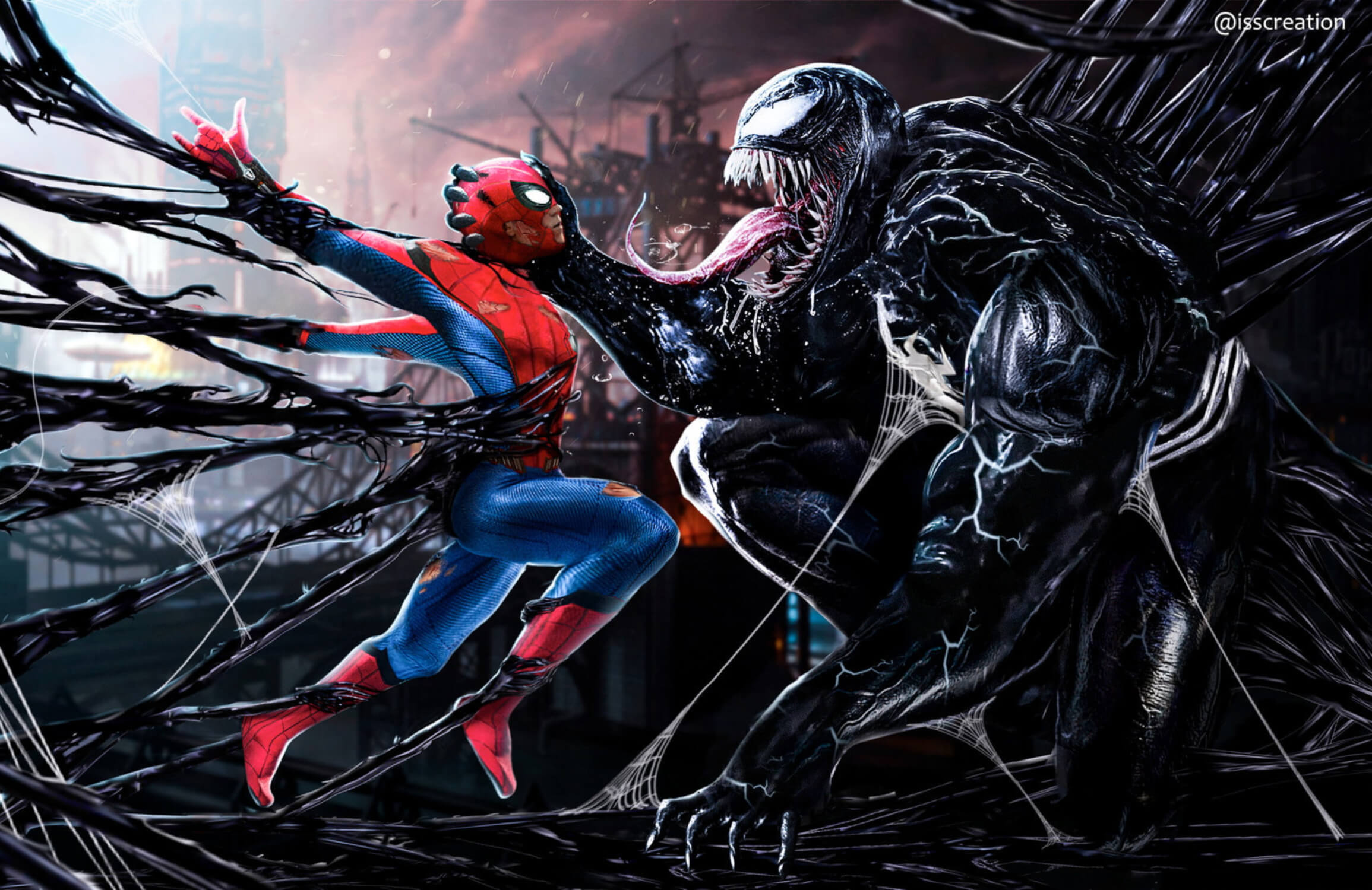 Spiderman vs Venom Wallpaper | Murals Wallpaper