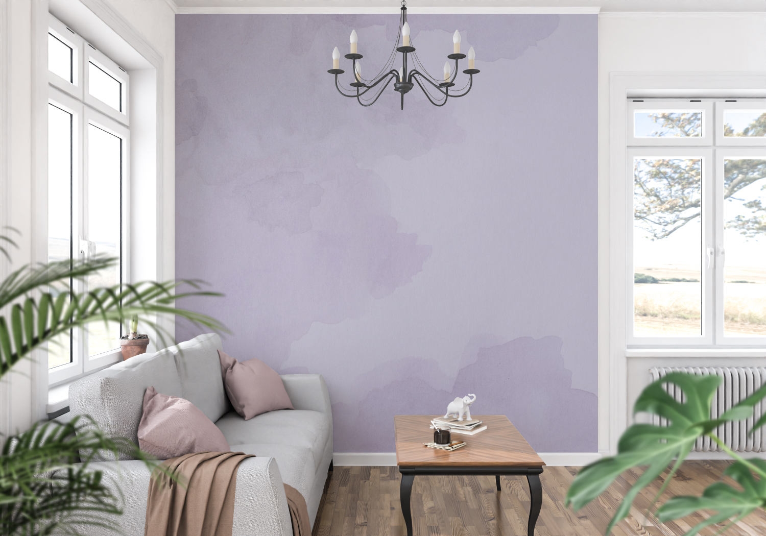 Light Purple Wallpaper | Murals Wallpaper
