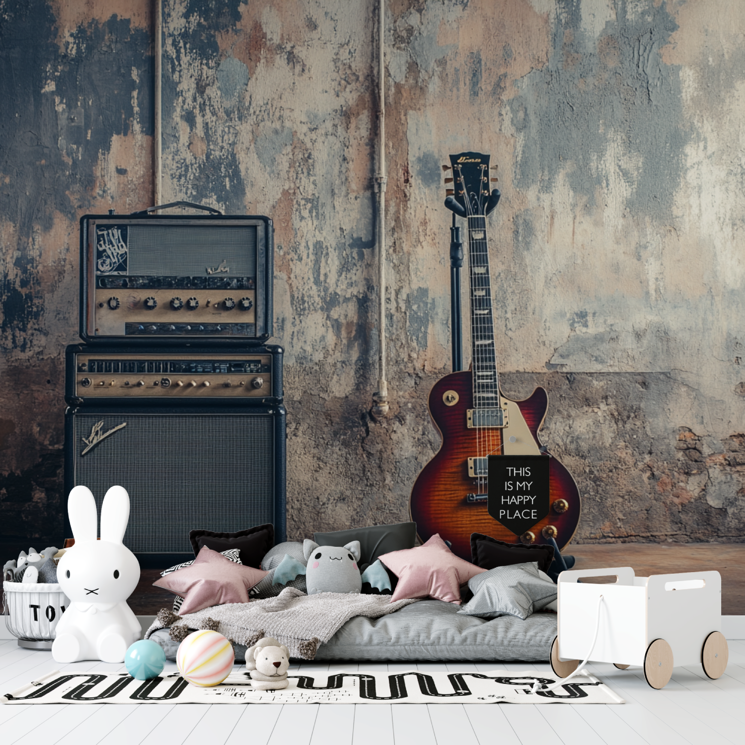 Rock Star Studio-Tapete | Wandbilder-Tapete