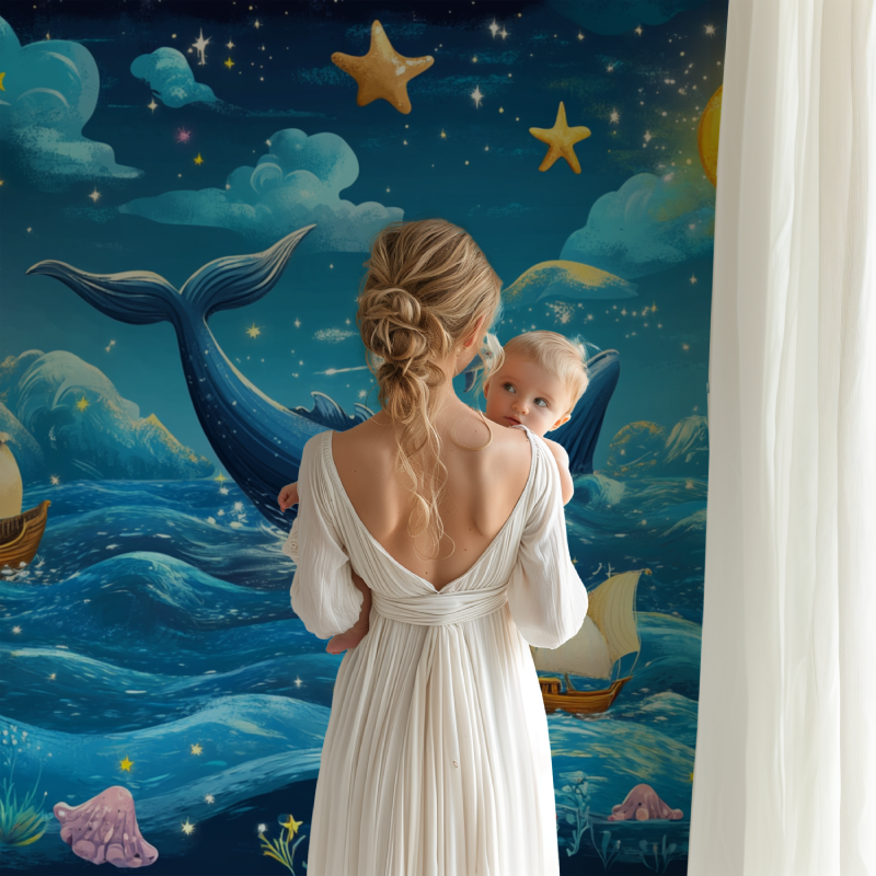 Dreamy Ocean Bedroom Marine Wallpaper | Murals Wallpaper