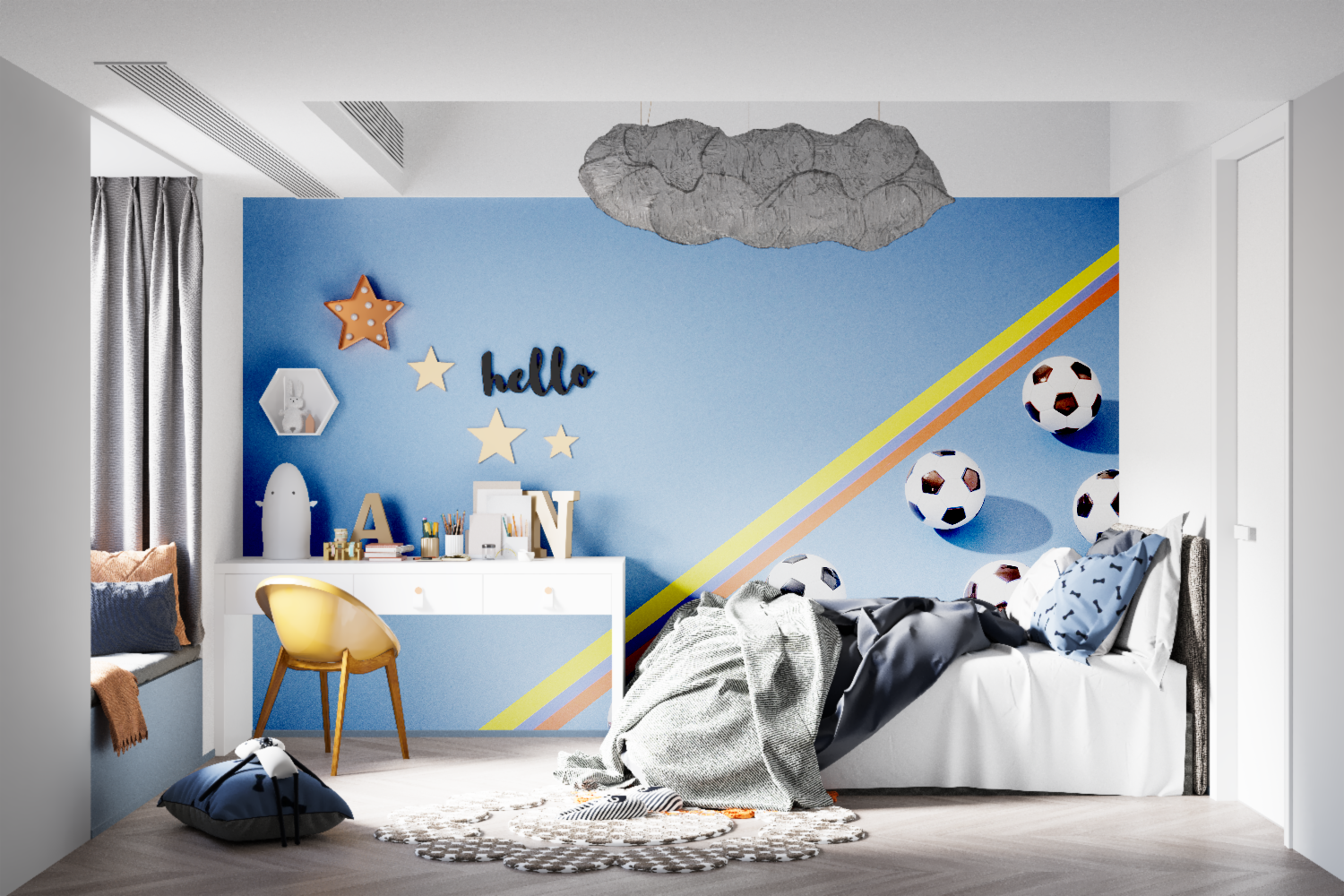 Teen Boy Room Paper | Murals Wallpaper