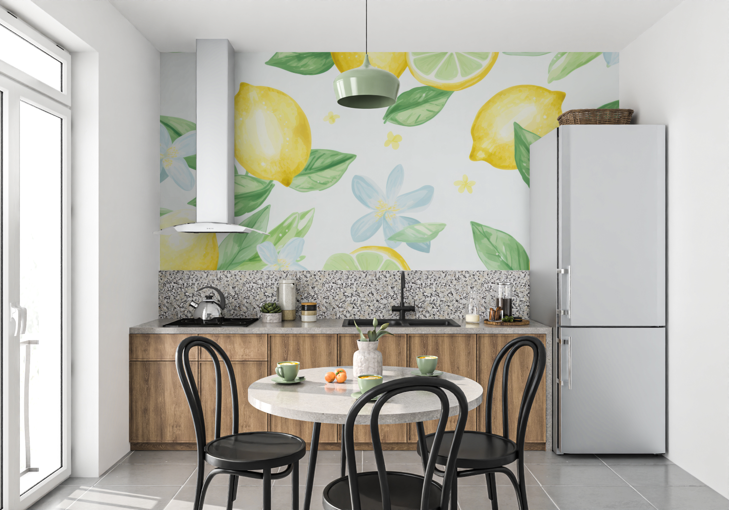 Yellow and Green Wallpaper | Murals Wallpaper