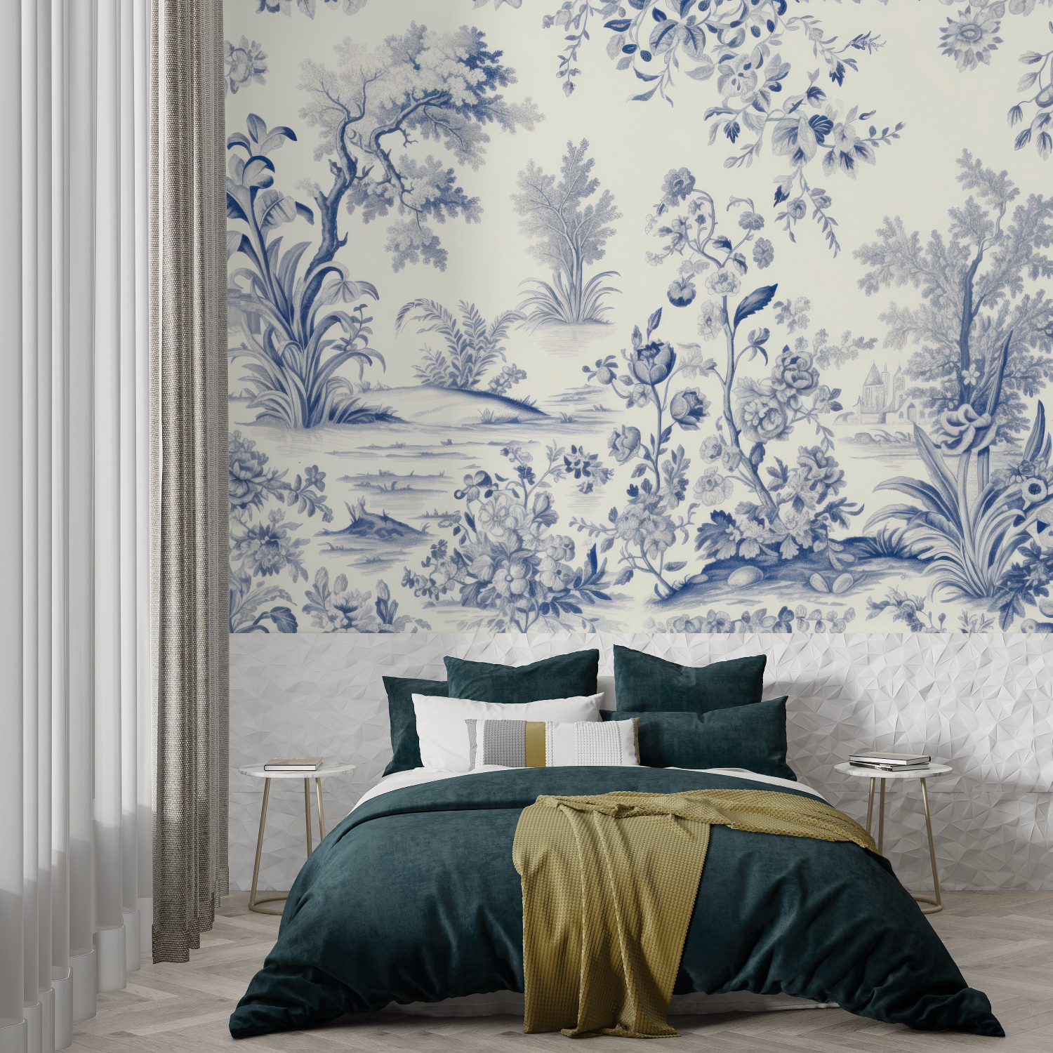 Toile de Jouy-Style Wallpaper | Murals Wallpaper