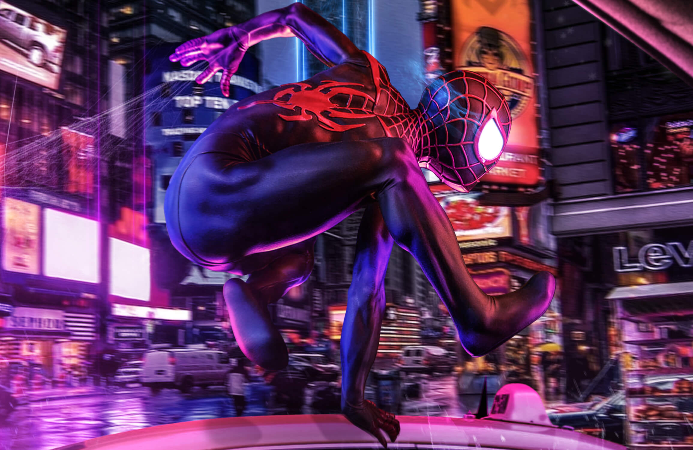 Miles Morales Black Wallpaper | Murals Wallpaper