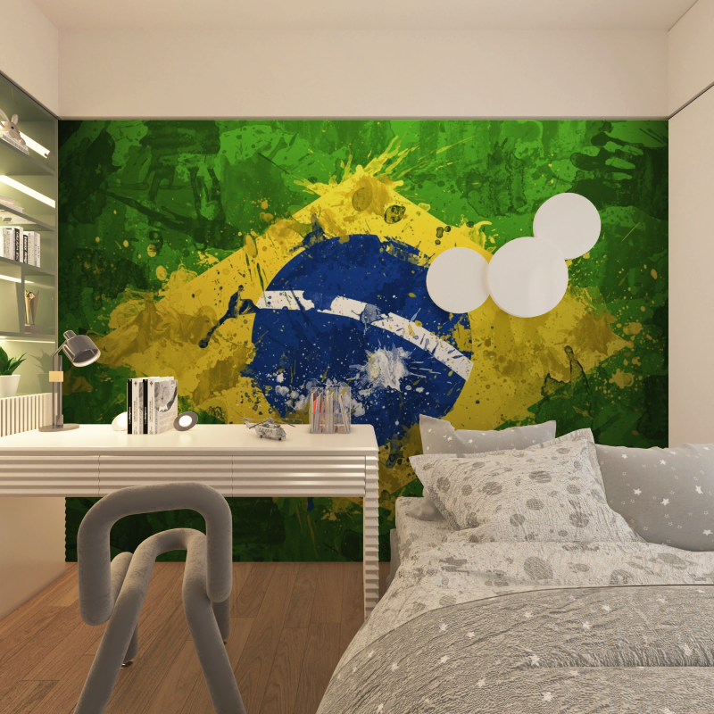 Brasilianische Fußball-Hintergrundbilder | Wandbilder