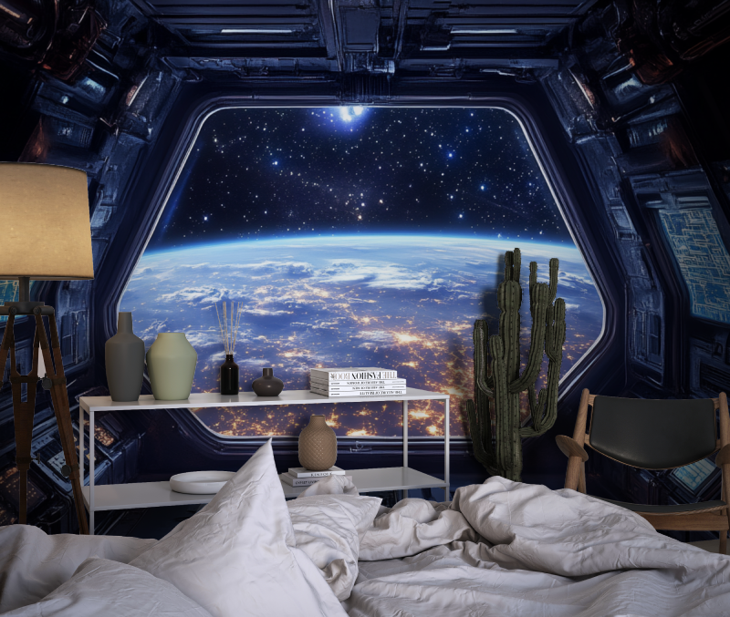 Space Ship Wallpaper | Murals Wallpaper