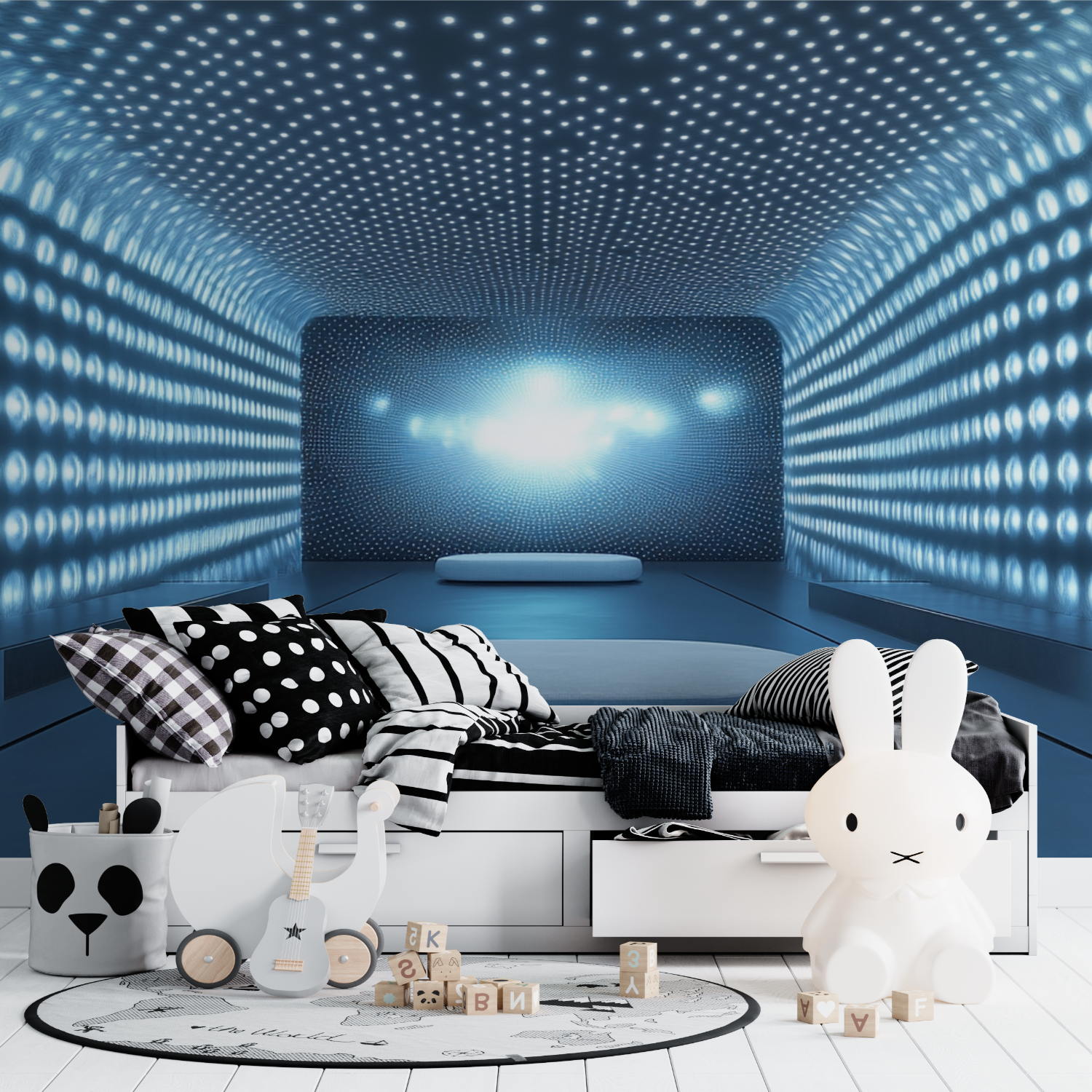 Futuristic Bedroom Wallpaper | Murals Wallpaper