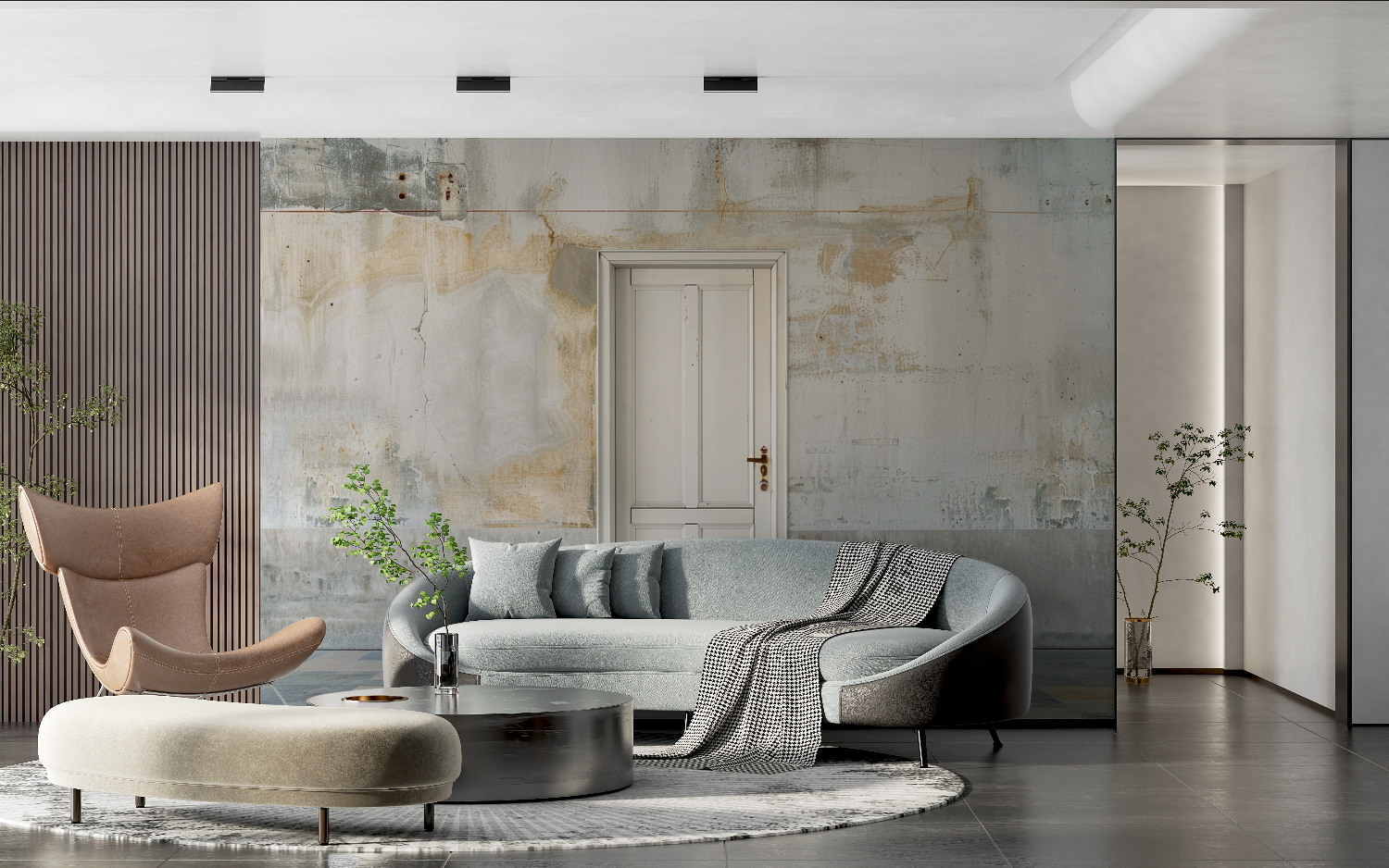 3D Wall Mural Door Wallpaper | Murals Wallpaper