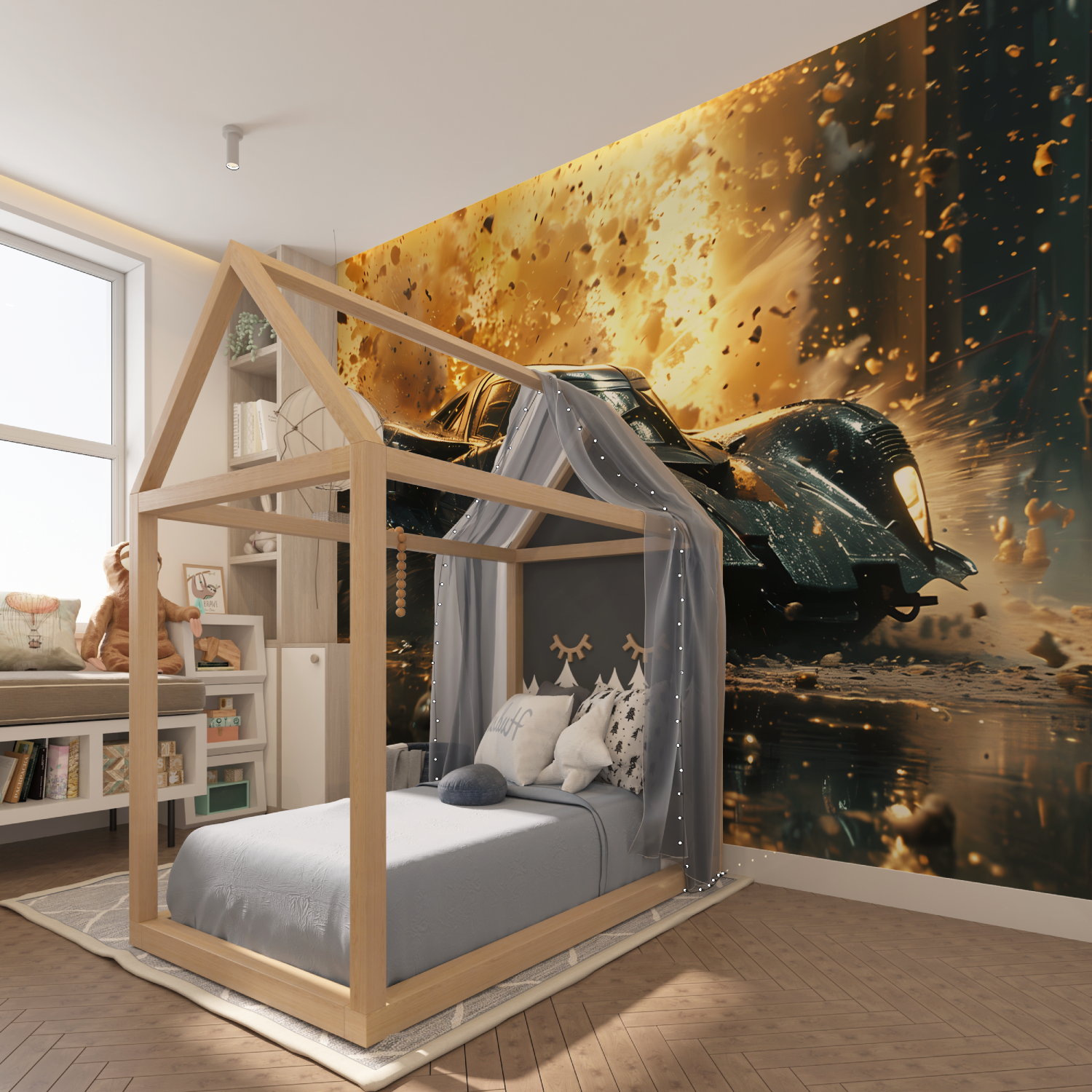 Racing Car Teen Wallpaper | Murals Wallpaper