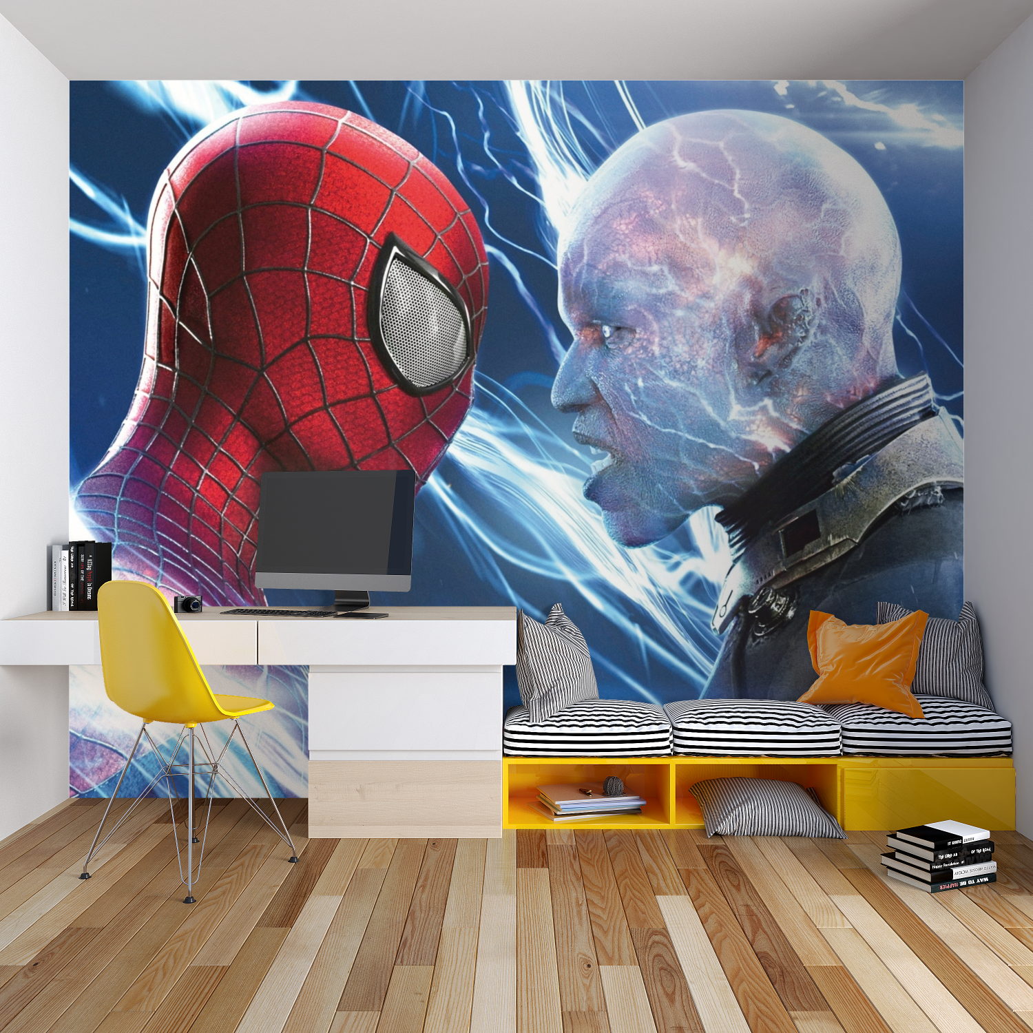 Spider-Man vs Electro Wallpaper | Murals Wallpaper