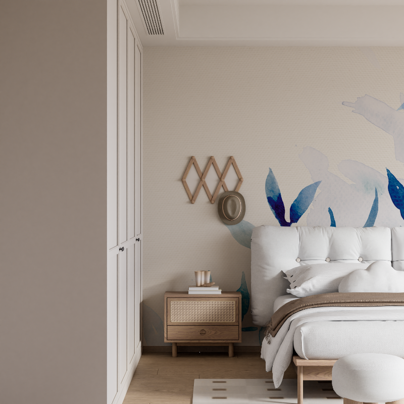 Watercolor Nature Blue Wallpaper | Murals Wallpaper