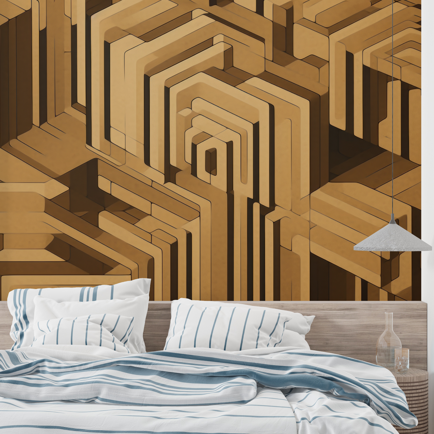 3D Wood Wallpaper | Murals Wallpaper