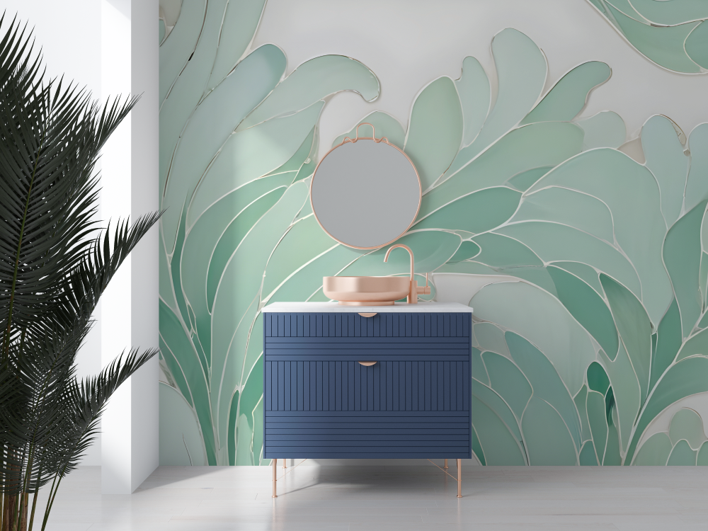 Waterproof Bathroom Wallpaper | Murals Wallpaper