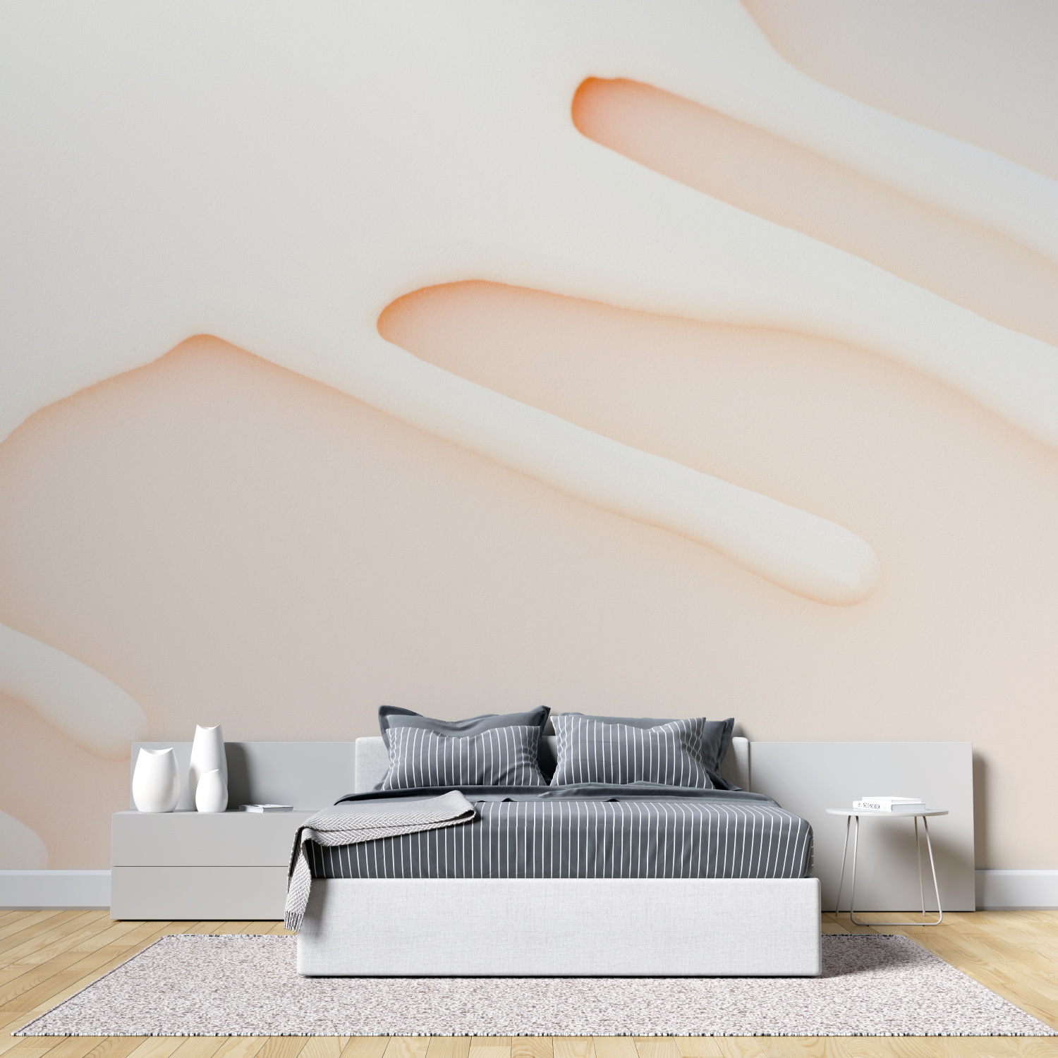 Cocooning Abstract Stain Wallpaper | Murals Wallpaper