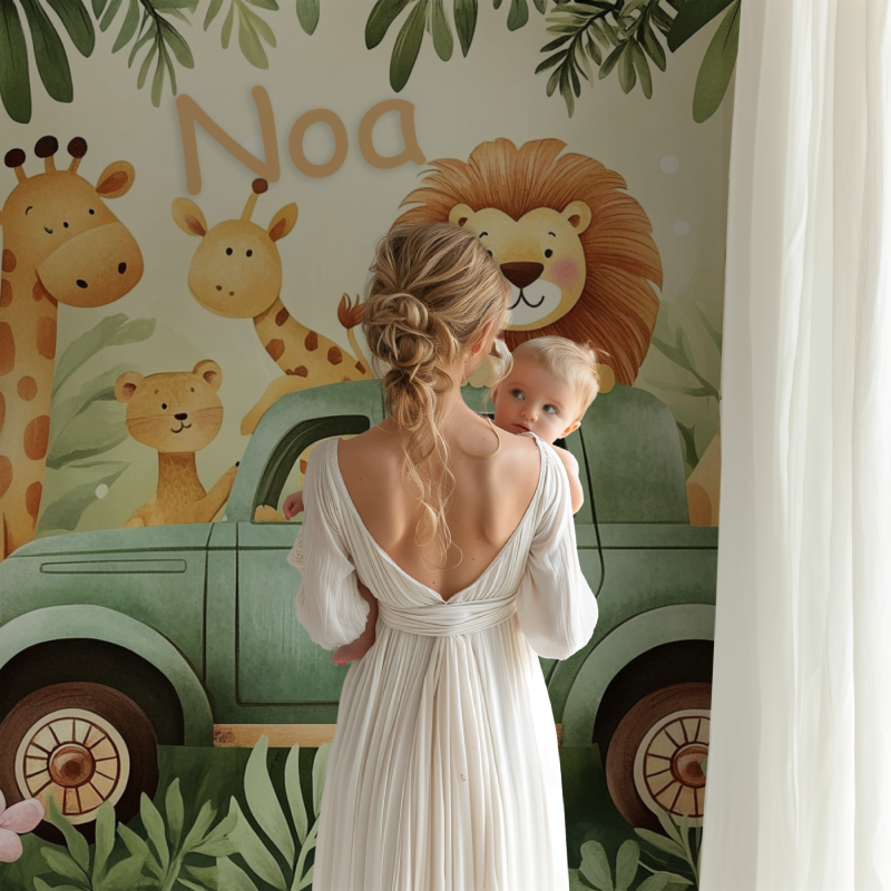 Jungle Expedition Name Wallpaper | Murals Wallpaper