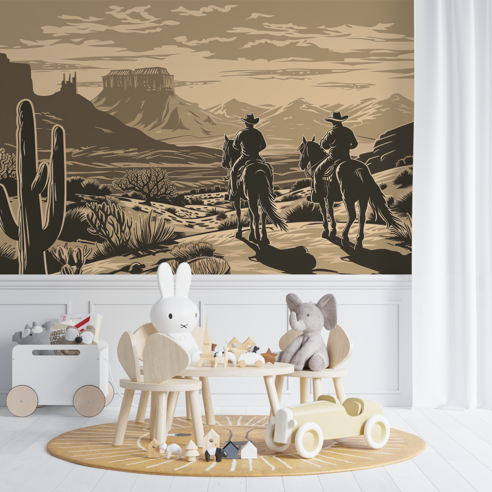 Boy's Cowboy Design Wallpaper | Murals Wallpaper