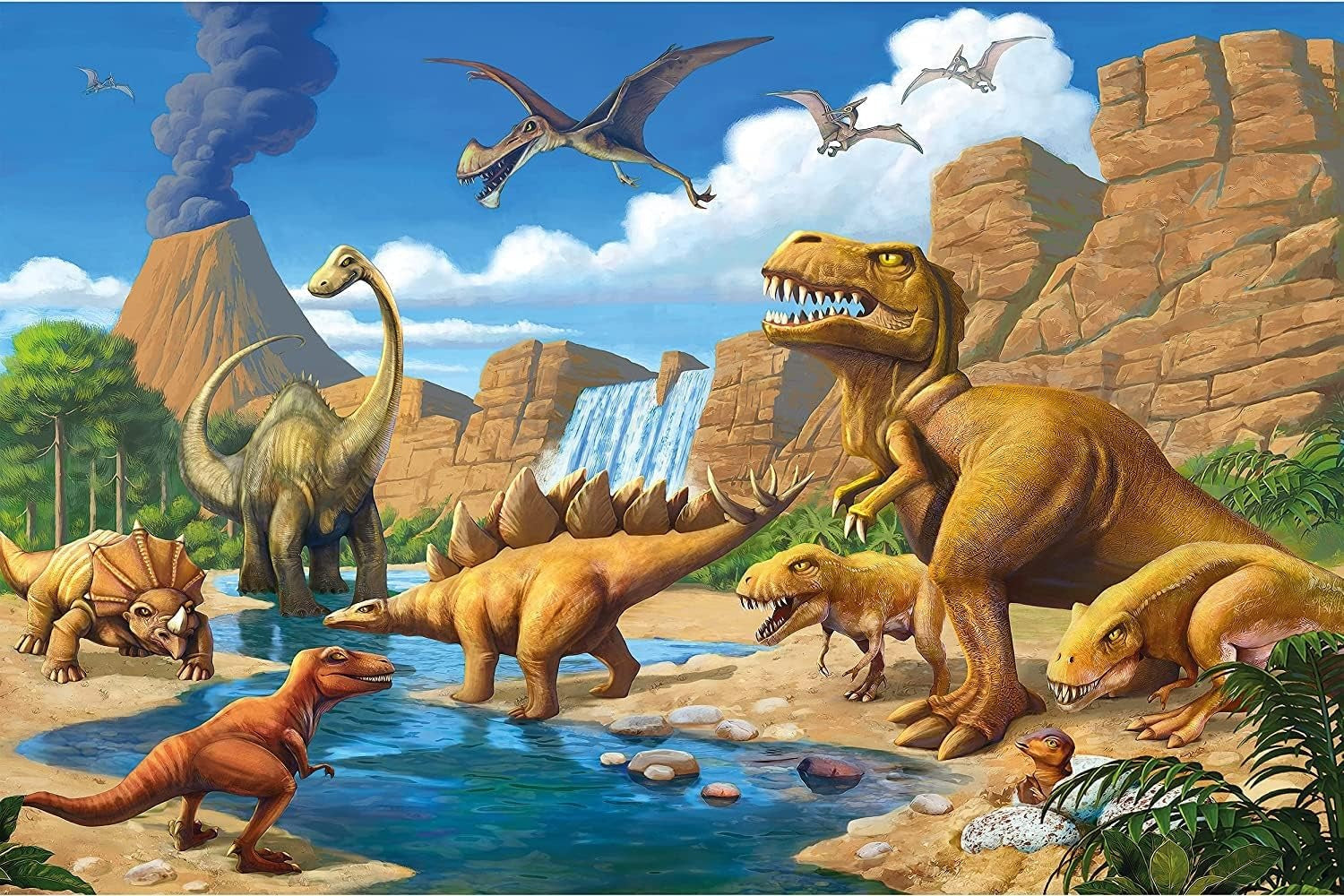 Dinosaur Mural Wallpaper | Murals Wallpaper