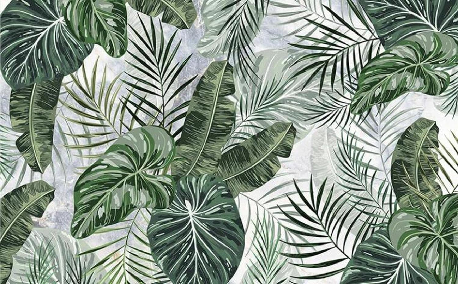 Mural Tropical Greenhouse Wallpaper