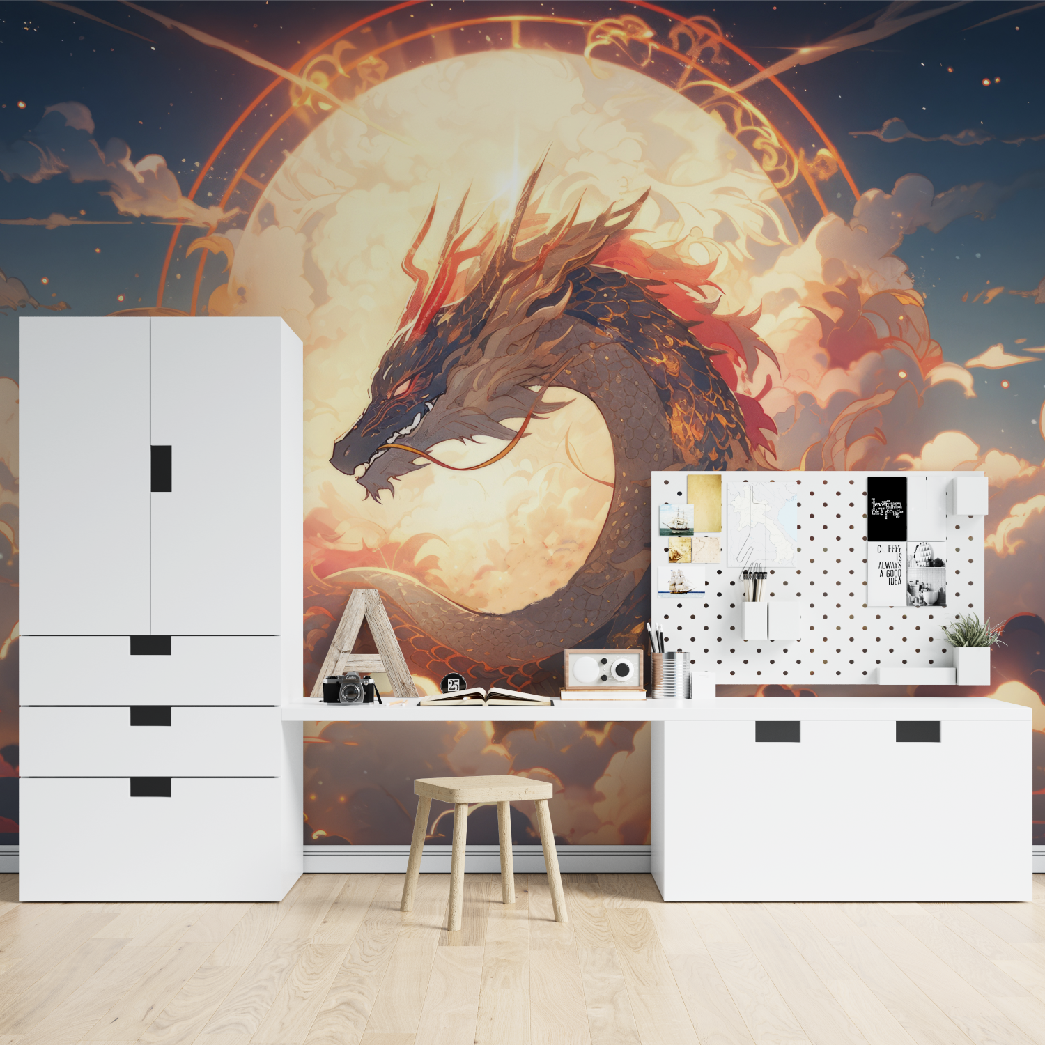 Tapeten Dbz Dragon – Schlafzimmer beleuchtet