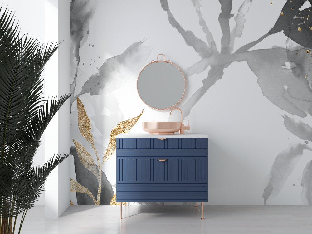 Bamboo Design Wallpaper for Bathroom | Murals Wallpaper