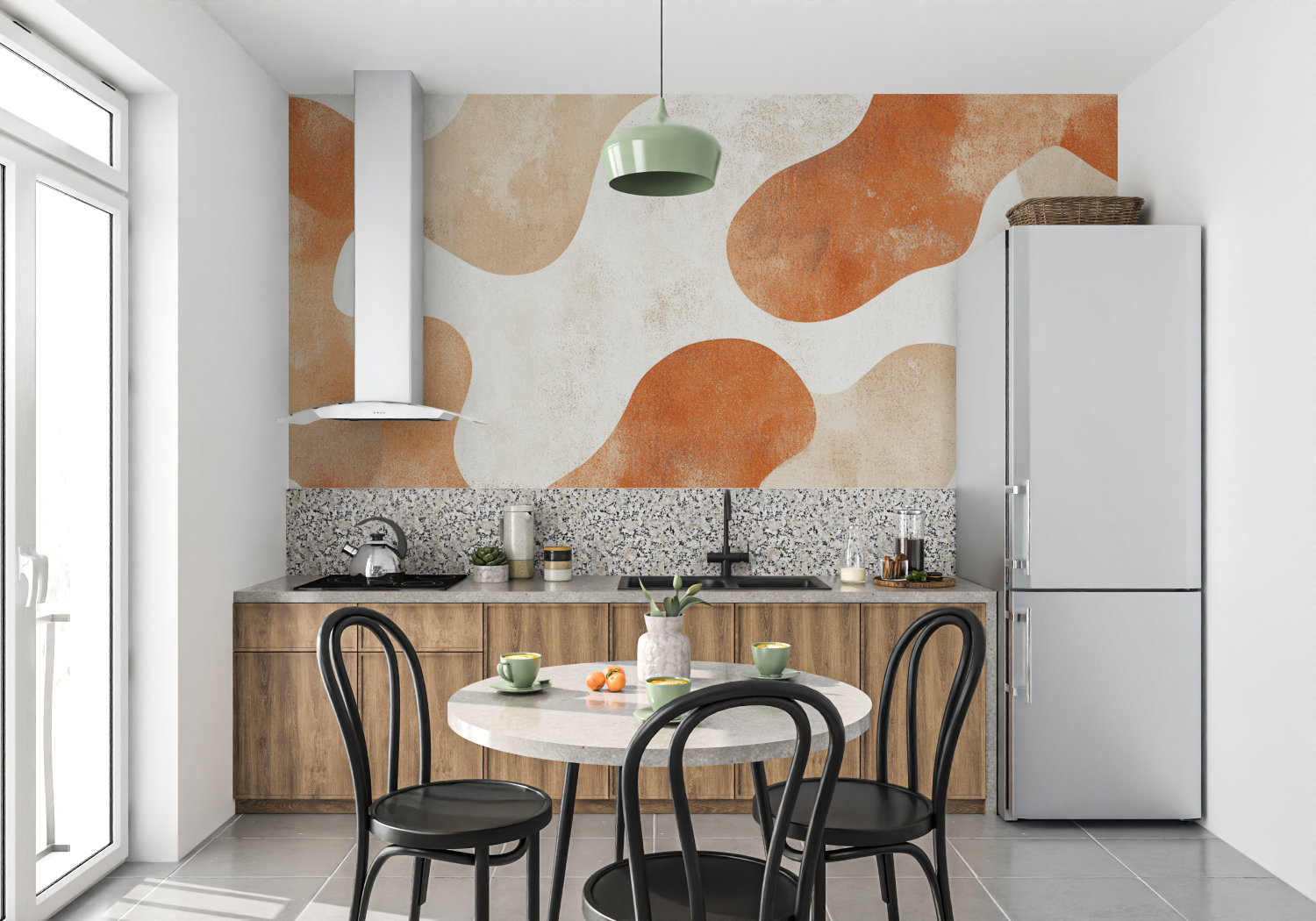 Terracotta Trend Wallpaper Panoramic | Murals Wallpaper