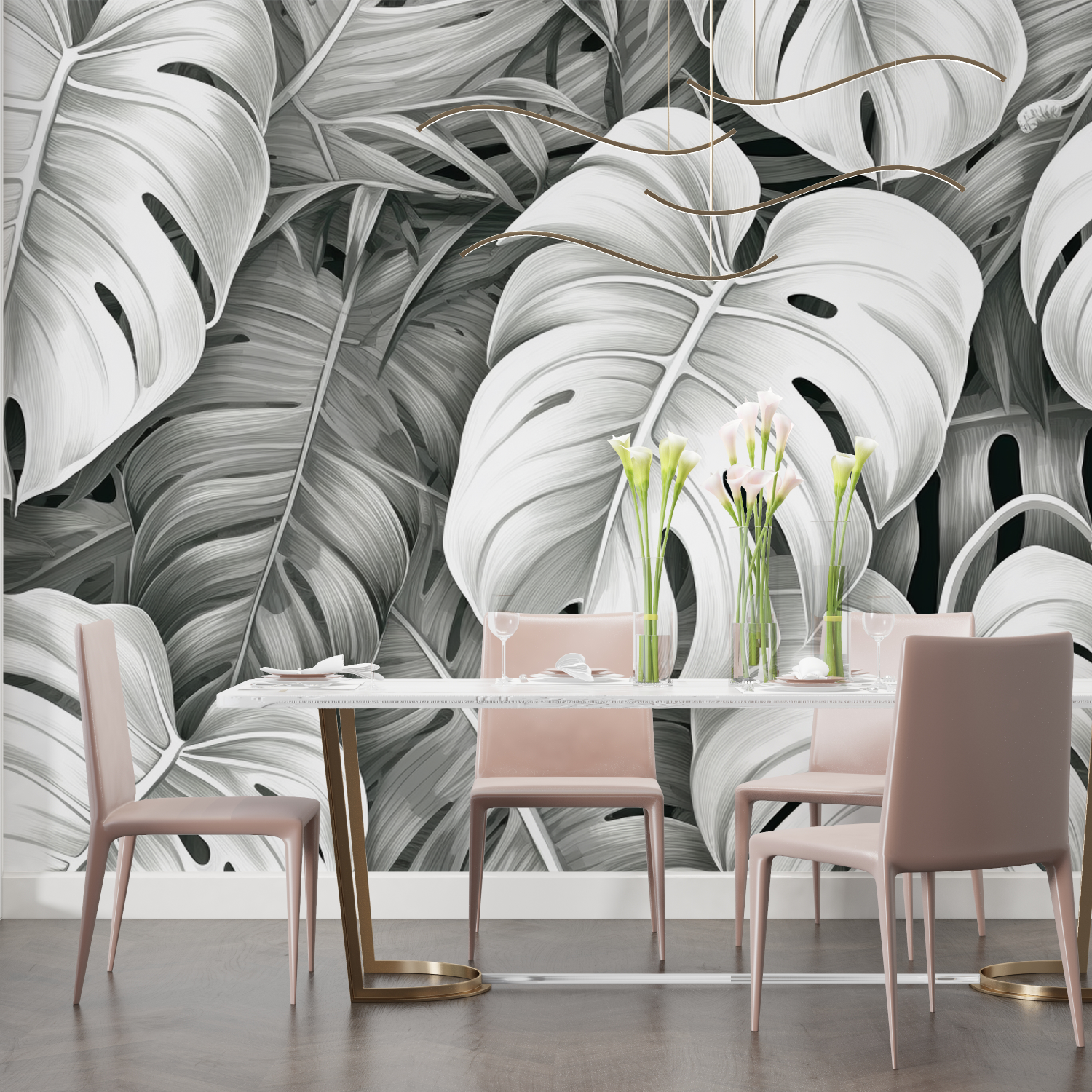 Gray Wallpaper for Adult Bedroom | Murals Wallpaper