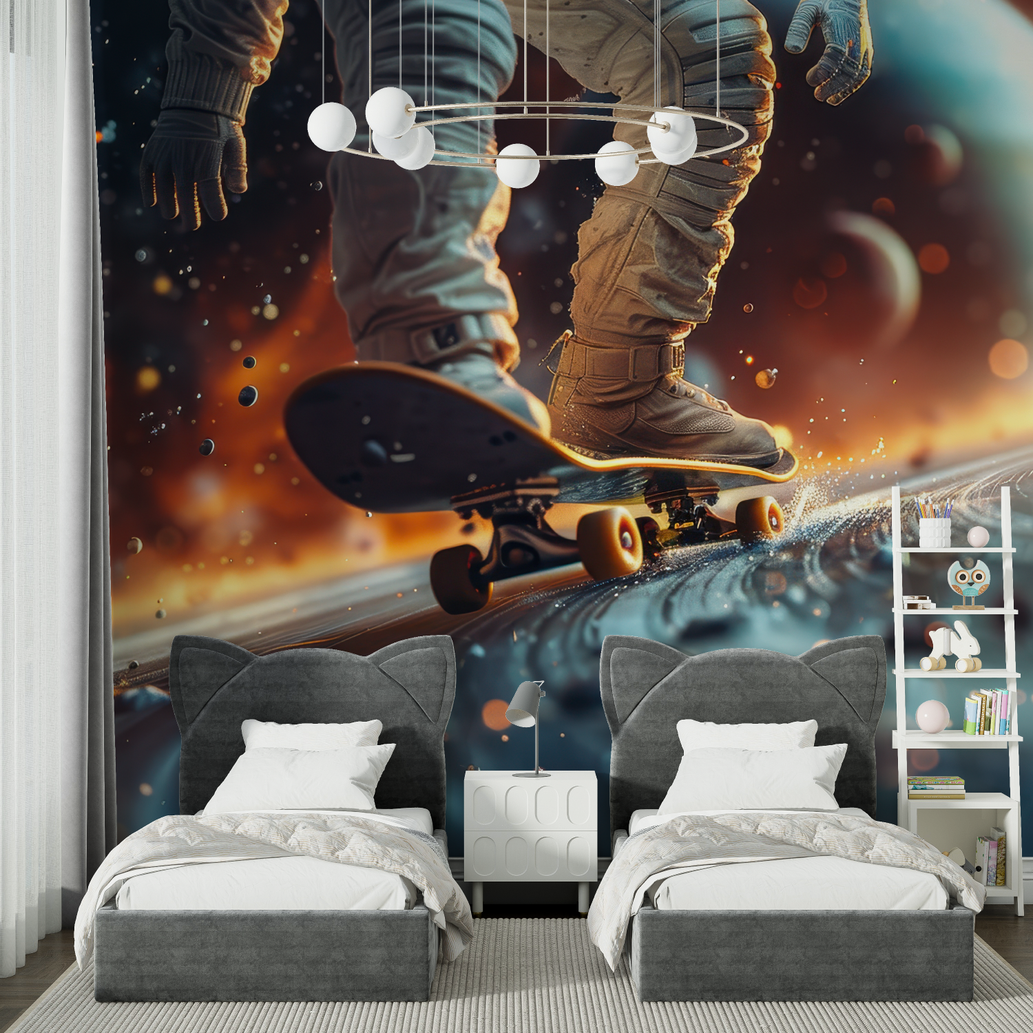 Teen Skateboard Theme Wallpaper | Murals Wallpaper