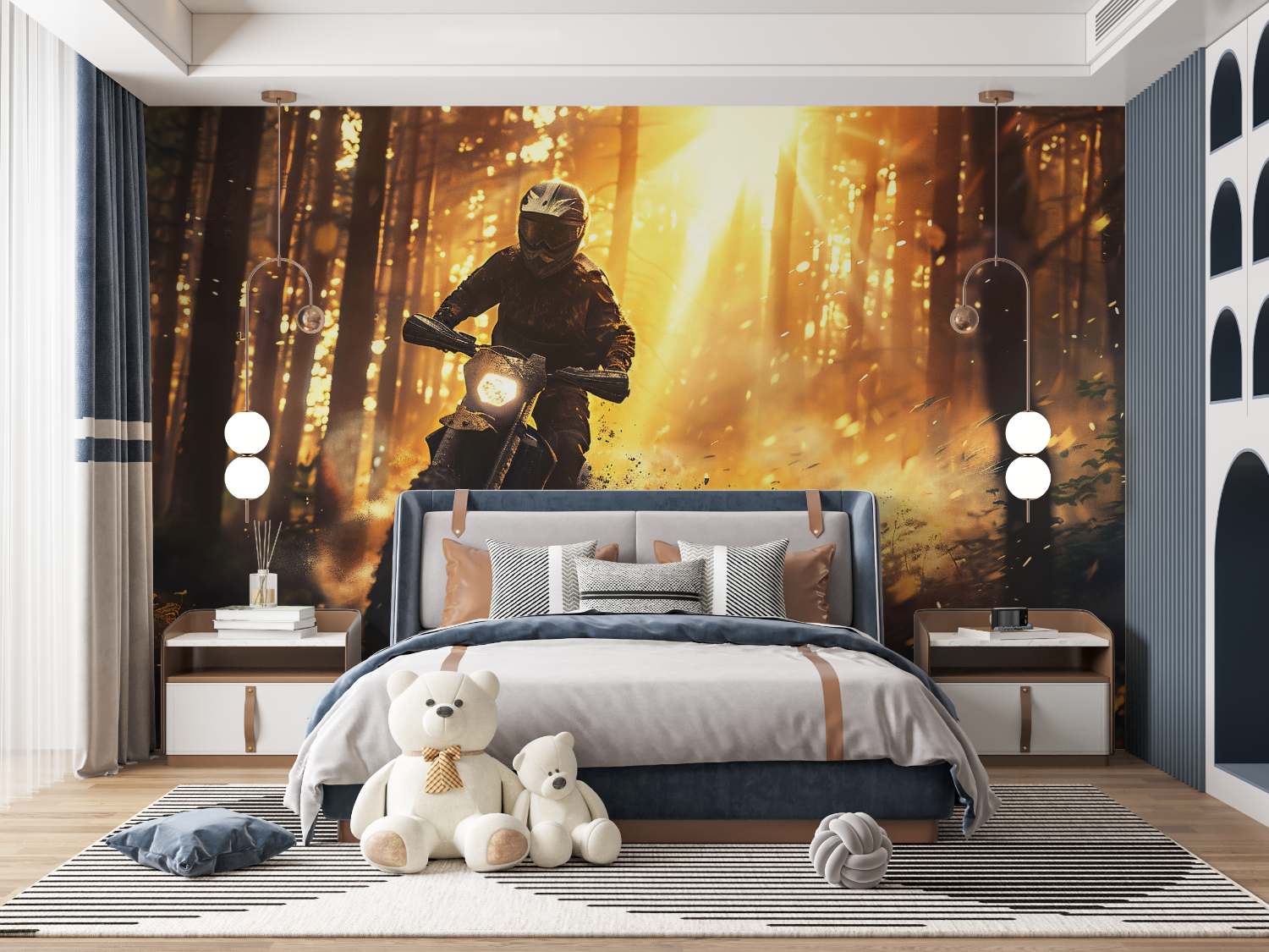 Motorcycle Wallpaper Decor | Murals Wallpaper