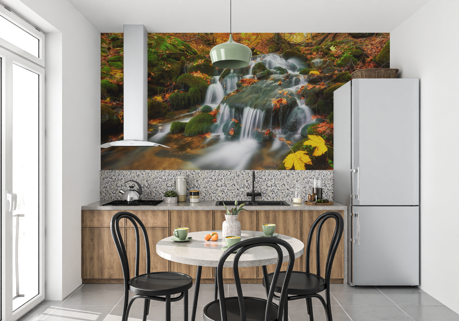 Waterfall Stream Wallpaper | Murals Wallpaper