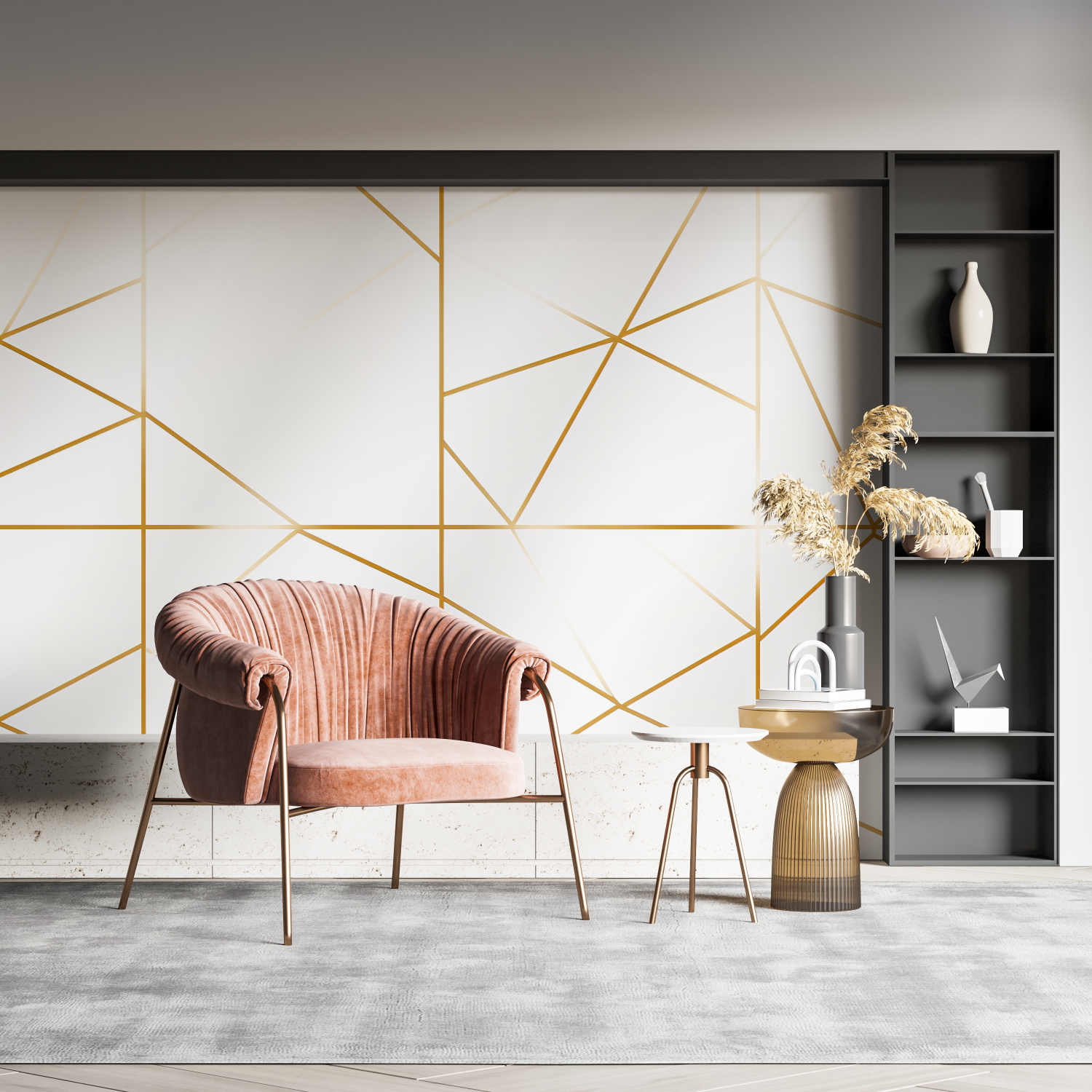 Gold Pattern Wallpaper | Murals Wallpaper
