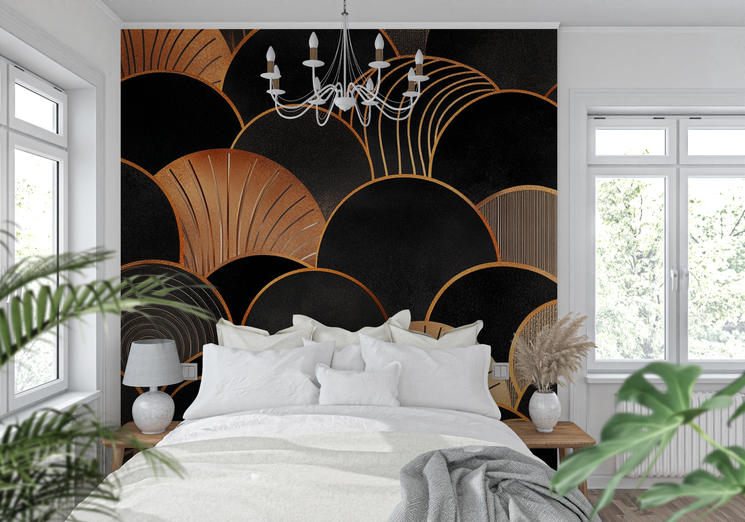 Graphic Elegance Art Deco Wallpaper | Murals Wallpaper