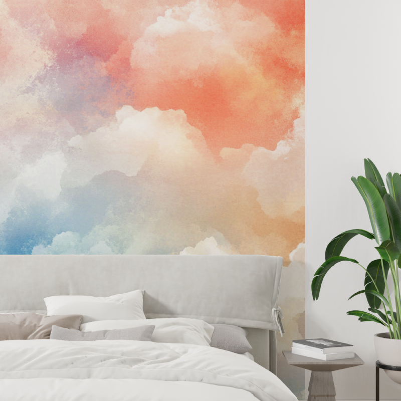 Floating Horizons Watercolor Wallpaper | Murals Wallpaper