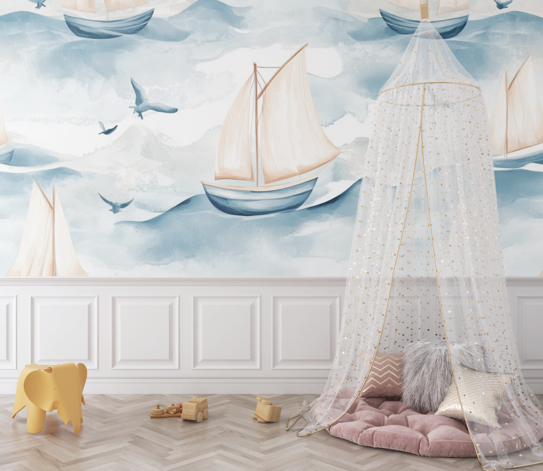 Nautical Boat Wallpaper | Murals Wallpaper