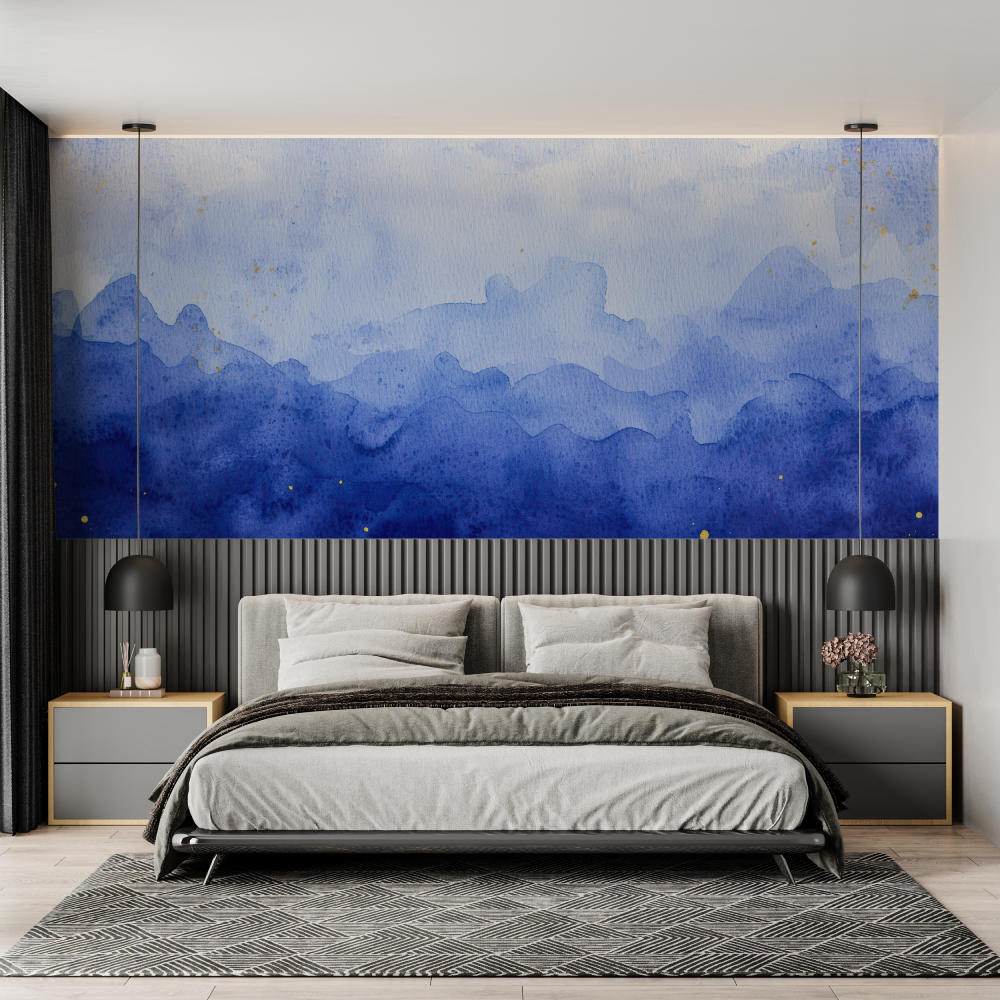 Watercolor Sky Wallpaper for Kids | Murals Wallpaper