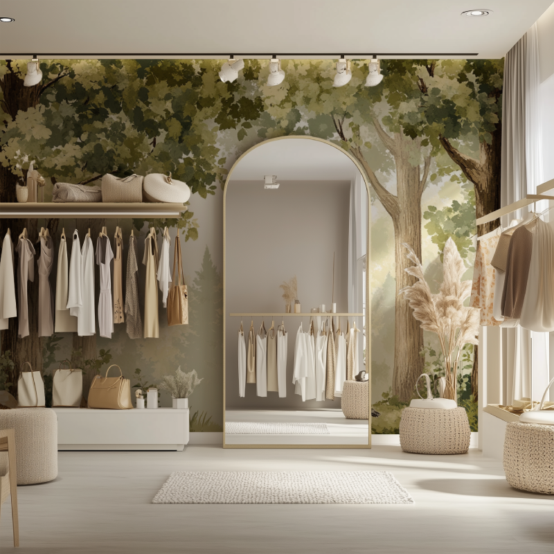 Tree Owl Mushroom Wallpaper | Murals Wallpaper