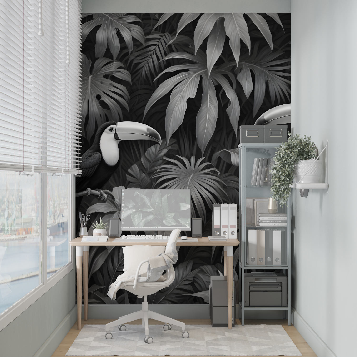 Trendy Black Wallpaper | Murals Wallpaper