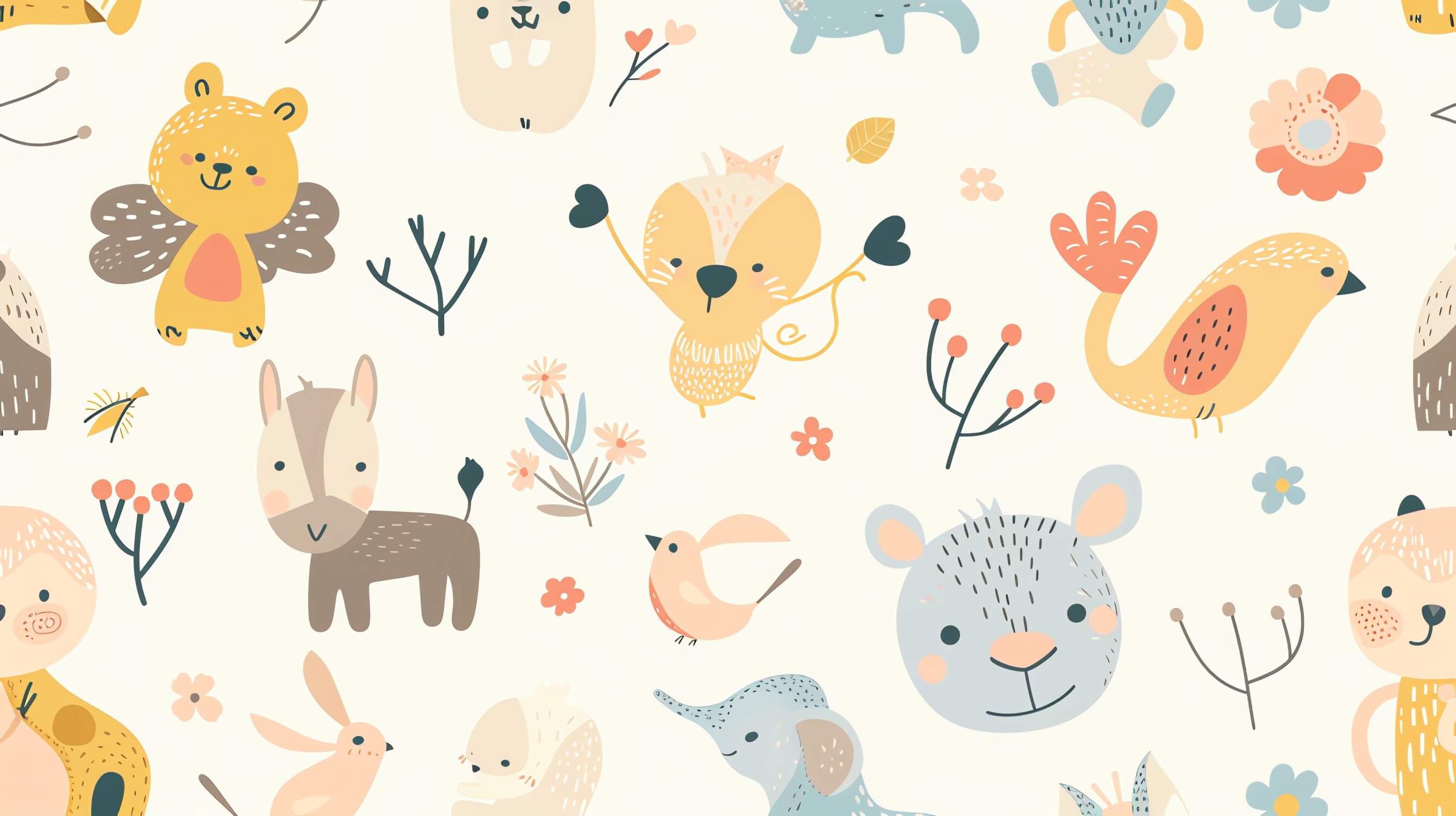 Animal Wallpaper for Kids | Murals Wallpaper