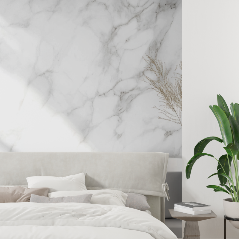 Papier peint wc trompe l oeil tapisserie tendance