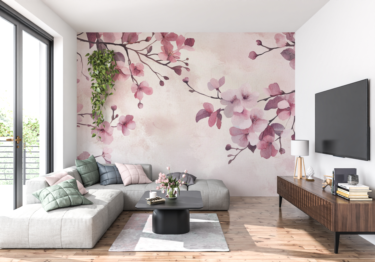 Floral Branches Trend Wallpaper | Murals Wallpaper