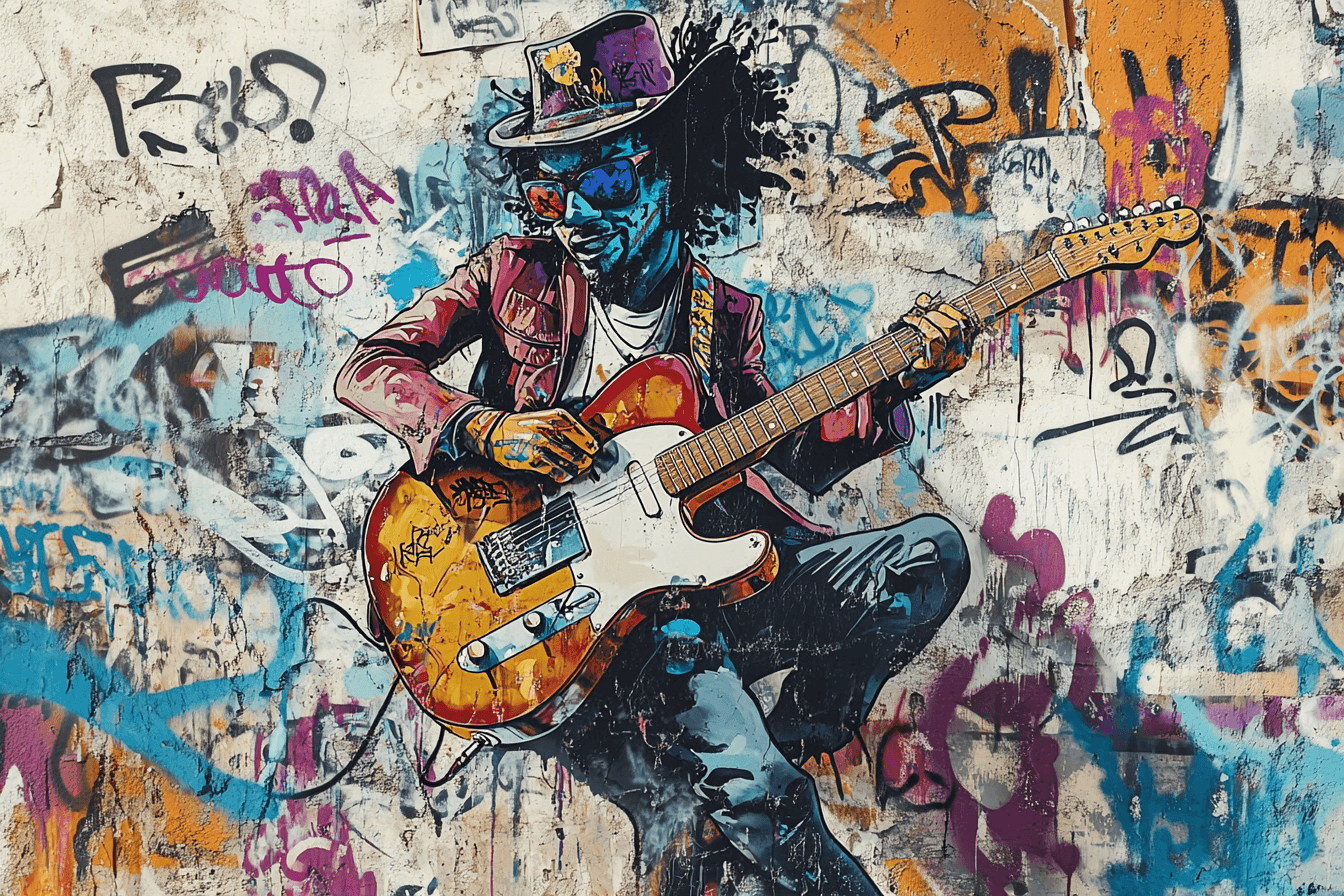 Music Graffiti Color Wallpaper | Murals Wallpaper