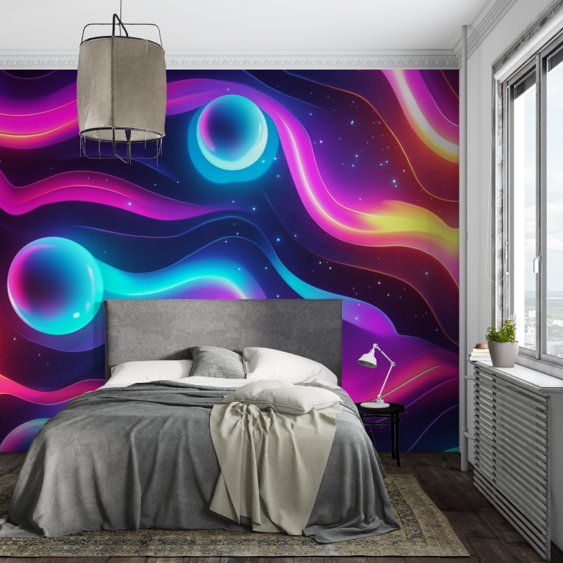 Neon Electric Wallpaper | Murals Wallpaper