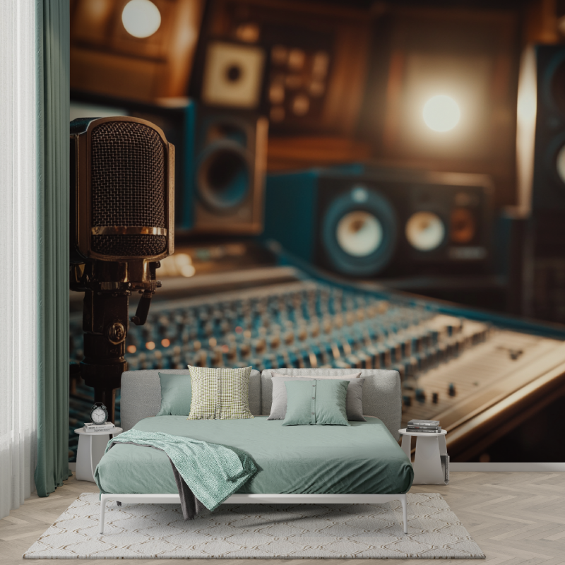 Musikstudio-Tapete | Wandbild-Tapete